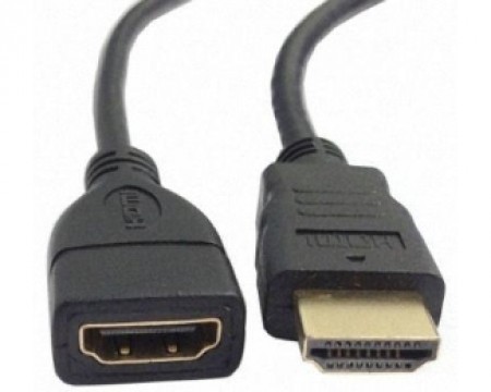 E-GREEN Kabl HDMI 1.4 M/F 1.5m produžni crni