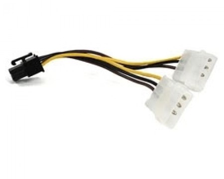 FAST ASIA Adapter naponski PCI-E 6pin - 2xMolex 4pin