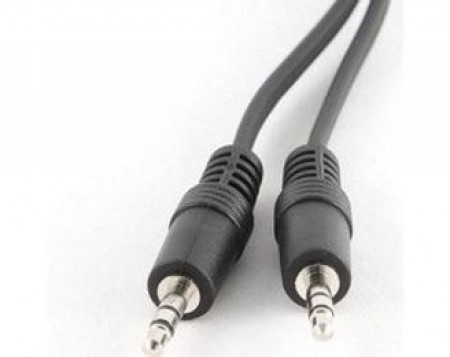 E-GREEN Kabl audio 3.5mm - 3.5mm M/M 1.5m crni
