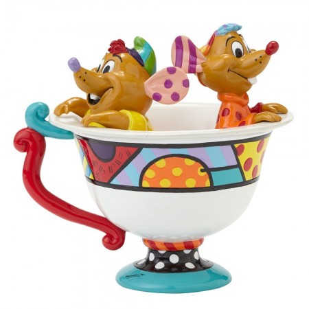 Jaq & Gus In Teacup Figurine (025925)