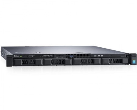 DELL PowerEdge R330 Xeon E3-1220 v6 4C 1x8GB H330 1TB NLSAS DVDRW čW (1+1) 3yr NBD + Sine za Rack