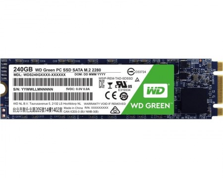WD 240GB M.2 SATA III WDS240G2G0B Green SSD