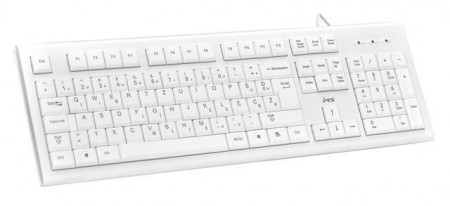 TAST. MS KB-ALPHA USB žična tastatura bela
