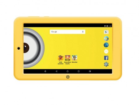 eSTAR Themed Tablet Minions ARM A7 QC 1.3GHz1GB8GB0.3MPAndroid 7.1GoldMinions Futrola