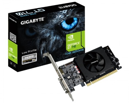 GIGABYTE nVidia GeForce GT 710 1GB 64bit GV-N710D5-1GL rev 2.0