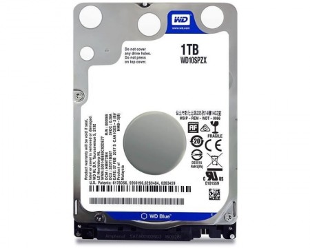WD 1TB 2.5 SATA III 128MB 5.400 WD10SPZX Blue