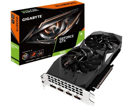 GIGABYTE nVidia GeForce GTX 1650 4GB 128bit GV-N1650GAMING OC-4GD rev 2.0