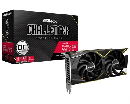ASROCK AMD Radeon RX 5500 XT 4GB 128bit RX5500XT CLD 4GO