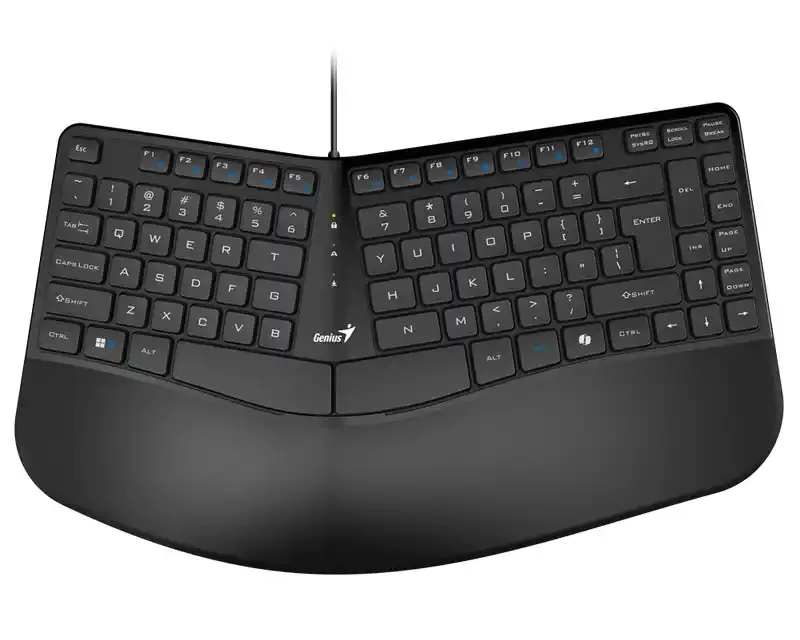 Ergonomska tastatura Genius KB-700 USB YU Crna
